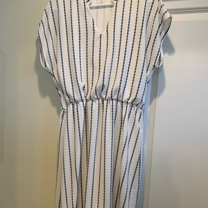 Dark navy and white brand new never worn dress